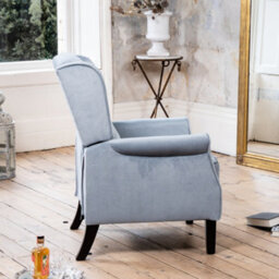 Barksdale Recliner Armchair - Light Blue - thumbnail 7