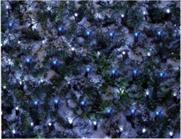 Premier Decorations Premier - 360 Multi Action Blue And White Led Christmas Net Lights 3.5 X 1.2M - thumbnail 3