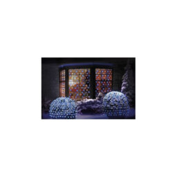 Premier Decorations Premier - 360 Multi Action Blue And White Led Christmas Net Lights 3.5 X 1.2M - thumbnail 2
