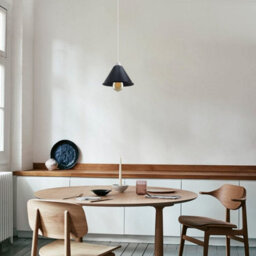 Ledsone Pack Of 2 Black Cone Pendant Light Shade Easy Fit 18Cm Ceiling Lampshade For Bedroom Kitchen Dining Room Restaurant - thumbnail 2