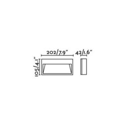 Luminosa Lighting Luminosa Path Led Outdoor Wall Light Dark Grey Ip44 - thumbnail 2