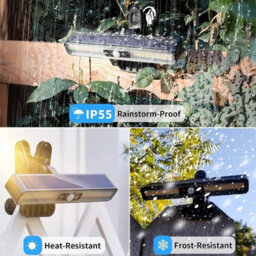 4 Pack Solar Powered Pir Motion Sensor Wall Lights 36 Led Outdoor Garden - thumbnail 8