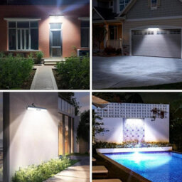 4 Pack Solar Powered Pir Motion Sensor Wall Lights 36 Led Outdoor Garden - thumbnail 7
