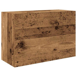 Walplus Bathroom Wall Cabinet Old Wood 60X25X40 Cm Engineered Wood - thumbnail 2