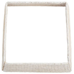 Vidaxl Christmas Tree Collar White 60 X 60 X 28 Cm Water Hyacinth - thumbnail 4