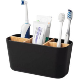 Bamboo Toothbrush Holder Bathroom - thumbnail 1