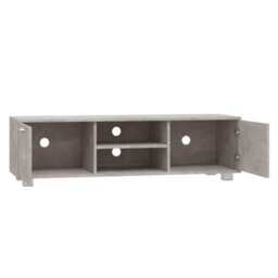 Berkfield Tv Cabinet Concrete Grey 140X40.5X35 Cm Engineered Wood - thumbnail 5