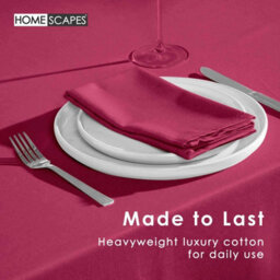 Homescapes Plum Tablecloth 178 X 300 Cm - thumbnail 3