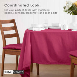 Homescapes Plum Tablecloth 178 X 300 Cm - thumbnail 7