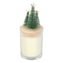 Bah Humbug Orange & Clove Glass Candle With Tree - thumbnail 4