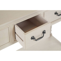 Orsina Grey Console Table For Hallway, Pine Wood  Wood Table For Home Décor With 3 Drawers - thumbnail 8