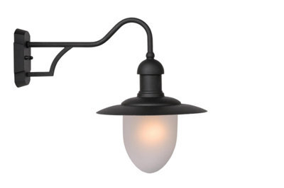 Lucide Aruba Outdoor Hanging Lantern Wall Light Black - image 1