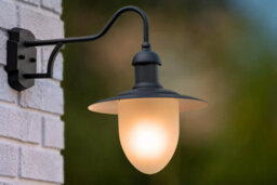 Lucide Aruba Outdoor Hanging Lantern Wall Light Black - thumbnail 3