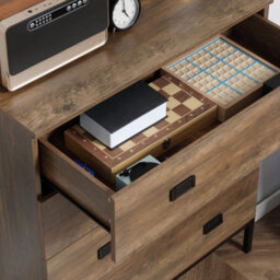 Homcom Chest Of Drawers, 4 Drawer Unit Storage Chest Bedroom Living Room - thumbnail 9