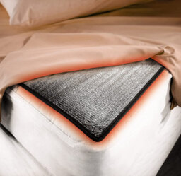 Heat-Reflective Bed Underlay - Energy Efficient Insulating Foam Mattress Topper Lined With Aluminium - Single 90 X 190Cm - thumbnail 2