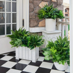 18 Pack Artificial Green Plants, Simulated Persian Grass Wall Decoration Materials, Simulated Plants - thumbnail 5