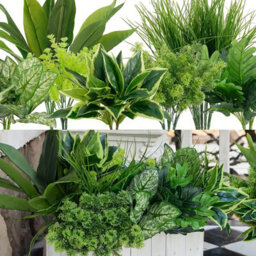 18 Pack Artificial Green Plants, Simulated Persian Grass Wall Decoration Materials, Simulated Plants - thumbnail 6