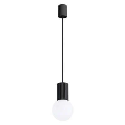Luminosa Lighting Luminosa Halo Slim Pendant Ceiling Light Black 1X G9 - image 1