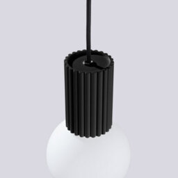 Luminosa Lighting Luminosa Halo Slim Pendant Ceiling Light Black 1X G9 - thumbnail 6