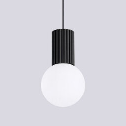 Luminosa Lighting Luminosa Halo Slim Pendant Ceiling Light Black 1X G9 - thumbnail 4