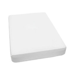 Living And Home Double Size Waterproof Fully Mattress Encasement Protector Jersey Knit Fabric Pure White 135Cm X 190Cm X 40Cm - thumbnail 2