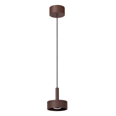 Lucide Lenz Led Outdoor Porch Pendant Rust Brown - image 1