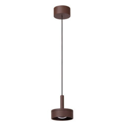 Lucide Lenz Led Outdoor Porch Pendant Rust Brown - thumbnail 1