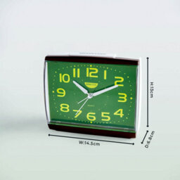 Bergstrom Easy To Read Alarm Clock, Silent Second Hand, No Irritating Ticking, Loud Alarm, Clock Face Absorbs Natural Light To Glow At Night - thumbnail 4