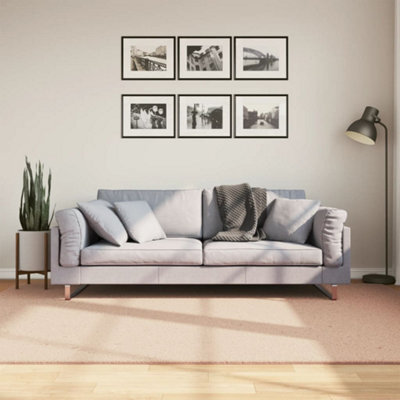 Walplus Rug Huarte Short Pile Soft And Washable Blush 160X230 Cm - image 1