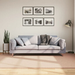 Walplus Rug Huarte Short Pile Soft And Washable Blush 160X230 Cm - thumbnail 1