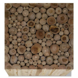 Berkfield Coffee Table Genuine Teak 50X50X35 Cm - thumbnail 3