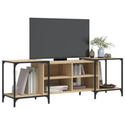 Berkfield Industrial Tv Cabinet Sonoma Oak 153X37X50 Cm Engineered Wood - thumbnail 3