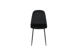 Set Of 2 Polar Velvet Dining Chairs -D53Xw46Xh88Cm, Seat Height 48Cm - thumbnail 1