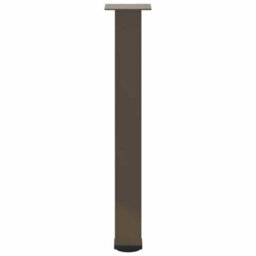 Berkfield Console Table Legs 4 Pcs Natural Steel 72-74 Cm Steel - thumbnail 5