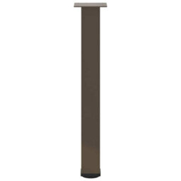 Berkfield Console Table Legs 4 Pcs Natural Steel 72-74 Cm Steel - thumbnail 6