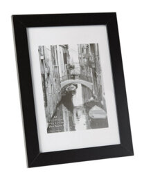 Hampton Frames Photo Frame A4 (21X30Cm), Black, Rectangular Paperwrapped Wood Effect Mdf, Glass Aperture, 20mm Profile - thumbnail 2