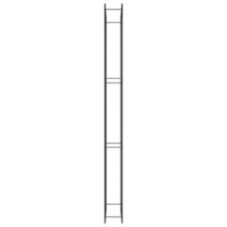 Walplus Firewood Rack Matt Black 110X28X312 Cm Steel - thumbnail 4