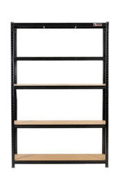 Rhino Racking 3 Bays - 180 X 120 X 45Cm - Black - 5 Tier Boltless Heavy Duty Garage Shelving Unit - 1000Kg Load Weight - thumbnail 3