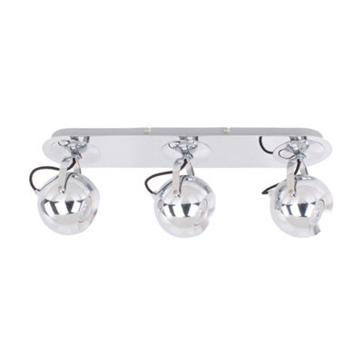 Luminosa Lighting Luminosa James Modern 3 Light Ceiling Spotlight Bar, Gu10