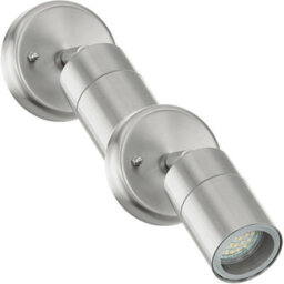 2 Pack Adjustable Ip44 Outdoor Wall Lights - Modern Stainless Steel Porch Lamps