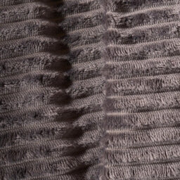 OHS Ribbed Fleece Throw Over Bed Blanket Plush Supersoft Travel Bedspread, Charcoal - thumbnail 3
