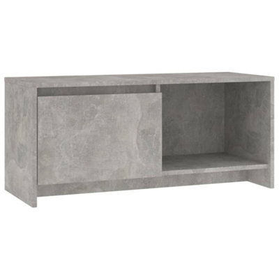 Berkfield Durable Tv Cabinet Concrete Grey 90X35X40 Cm Engineered Wood - image 1