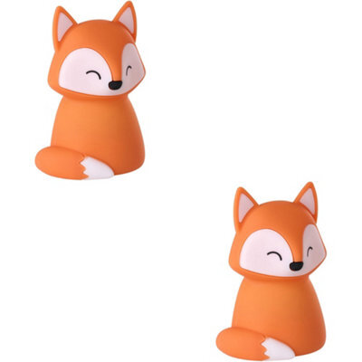 Loops 2 Pack Stylish Modern Orange Table Lamp For Indoor Home Decor - Led Lighting - image 1