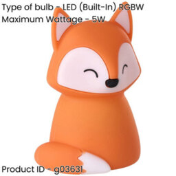 Loops 2 Pack Stylish Modern Orange Table Lamp For Indoor Home Decor - Led Lighting - thumbnail 2