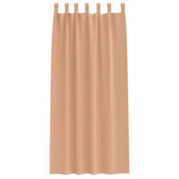 Berkfield Modern Curtains With Curtains 2 Pcs Light Brown Polyester - thumbnail 4