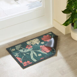 Artsy Doormats William Morris Rose Indoor Washable Doormat 60X40Cm - thumbnail 6