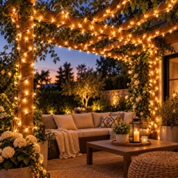 Shopnbits 15M 120 Led Fairy Lights Warm White, Ip65 Waterproof, 8 Modes Remote Timer, Indoor Outdoor - thumbnail 4