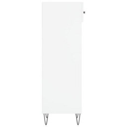 Berkfield Shoe Cabinet White 30X35X105 Cm Engineered Wood - thumbnail 7