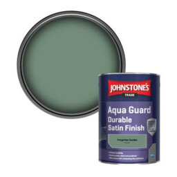 Johnstone's Trade Wood & Metal Aqua Guard Durable Satin Paint Forgotten Garden (Ppg1133-5) 1L - thumbnail 1