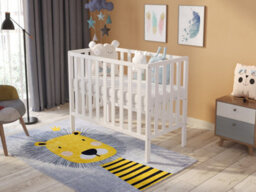 Love For Sleep Paris Space Saver Cot 100X50Cm With Microfiber Quilted Mattress - thumbnail 2